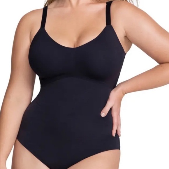 Honeylove Cami Bodysuit in Vamp Black Sz 2X - Picture 1 of 8